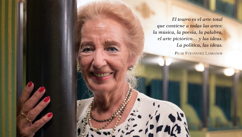 Pilar Fernández Labrador, en el Teatro Liceo