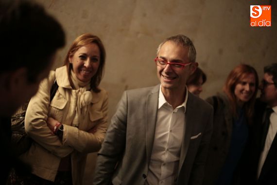 Ricardo Rivero, tras conocer que pasará a la segunda vuelta. Fotos Alejandro López