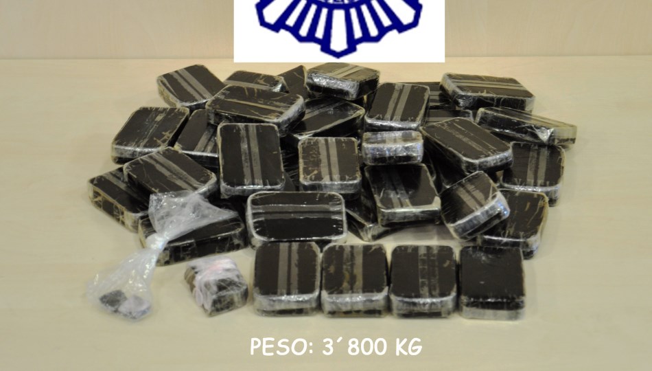 Mercancía incautada por la Policía Nacional de Béjar