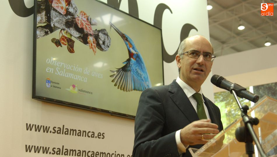 Javier Iglesias, durante la presentación de las iniciativas. Foto: Adrián Martín