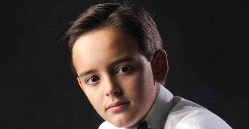 El pequeño Iván Plaus, del Conservatorio de Ávila