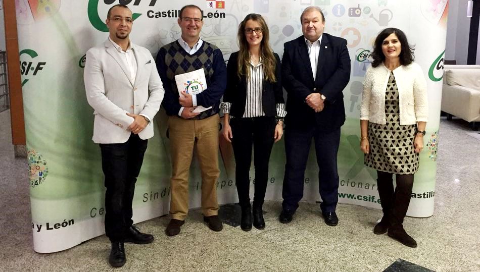 Dirigentes de CSIF, en un encuentro de 80 delegados sindicales de Educación en Castilla y León