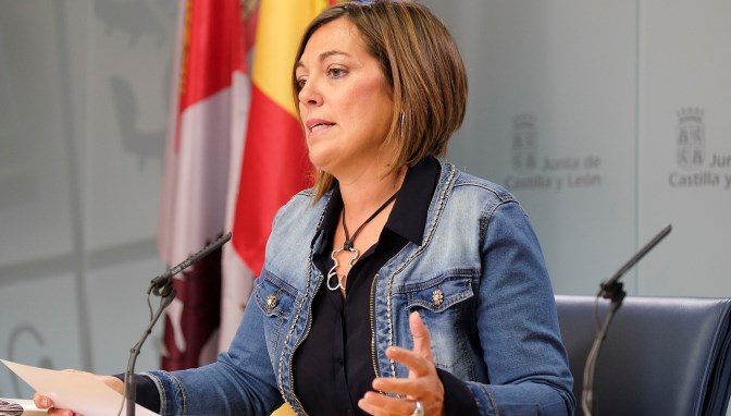 Milagros Marcos, portavoz de la Junta y consejera de Agricultura