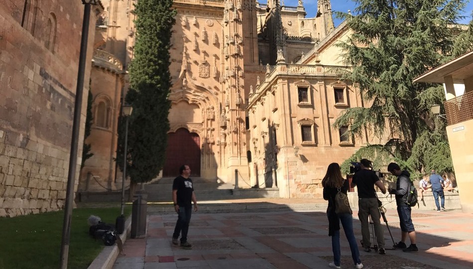 Rodaje del documental en el Patio Chico