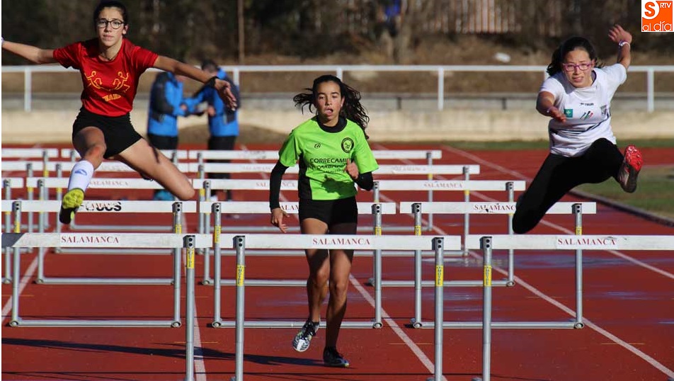 Una de las pruebas celebradas esta mañana en las pistas. Fotos: Alberto Martín