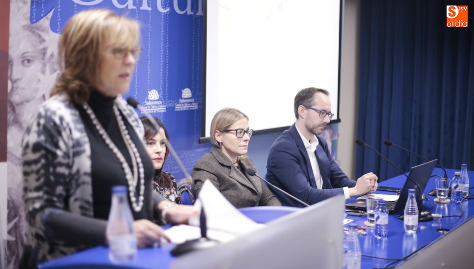 Un momento del acto que se celebró este lune en la sala de la palabra