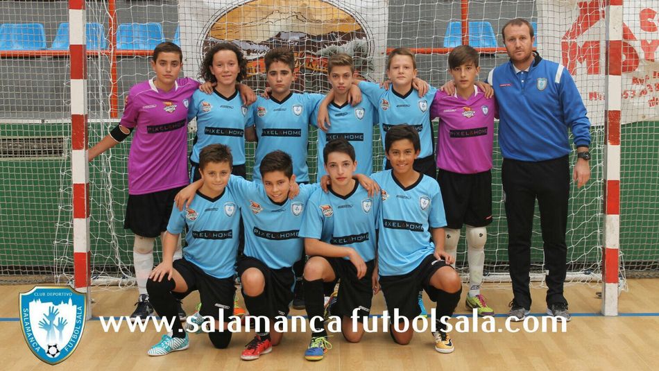 Plantilla del equipo infantil del FS Salamanca.