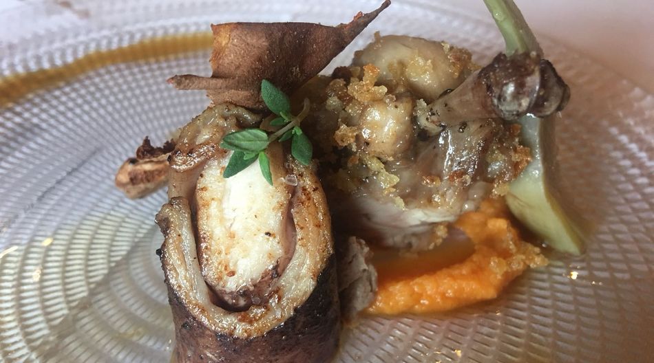 Plato El conejo y el boniato, primer premio