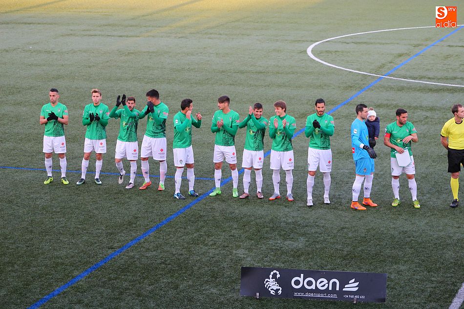 El CD Guijuelo logró el empate por medio de un gol de Diego Suárez