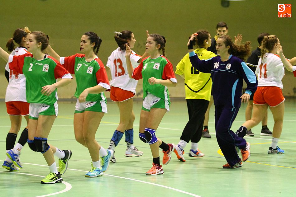 Las selecciones juvenil y cadete de País Vasco y Madrid protagonizaron dos emocionantes encuentros en el pabellón municipal de Guijuelo