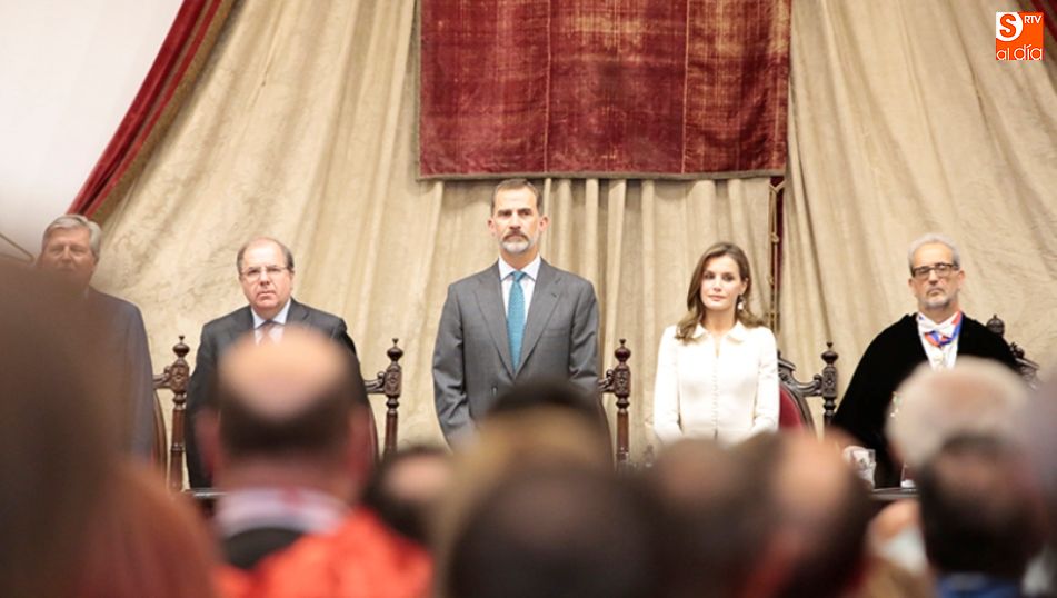 	Los Reyes de España en su última visita a Salamanca