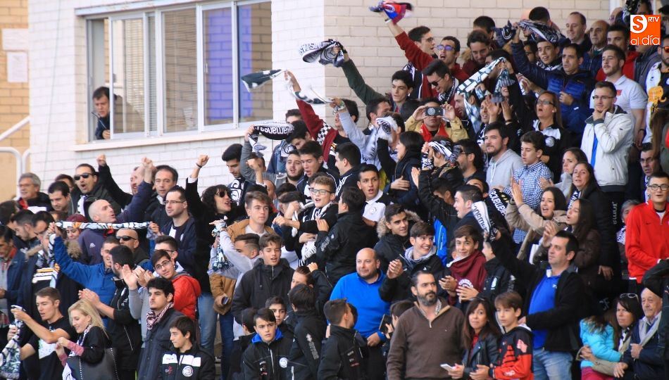 Aficionados de Unionistas, en un partido del conjunto salmantino