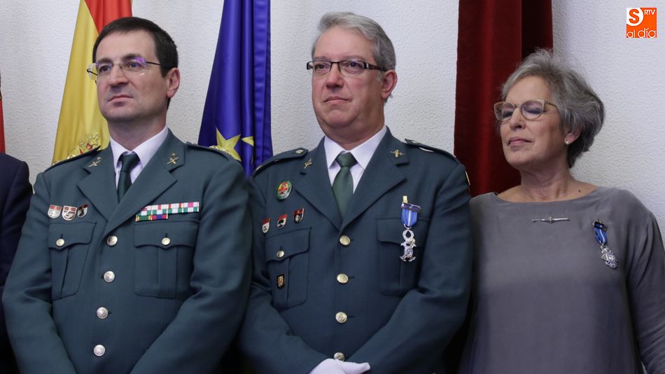 José Manuel Fernández Toledano, Pablo Peña Cabreros y Carmen Ramón Secall, tres de los condecorados / Foto de Alberto Martín