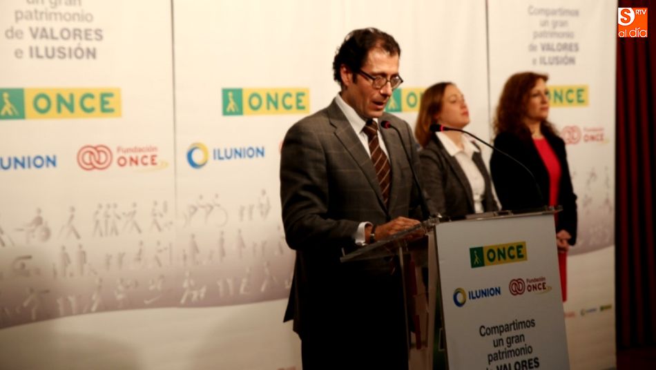 	El delegado territorial de la ONCE en Castilla y León, Ismael Pérez Blanco