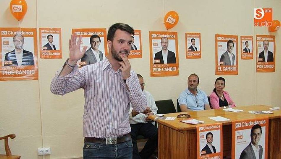 Carlos Pedraz, portavoz de Ciudadanos en el Ayuntamiento de Lumbrales