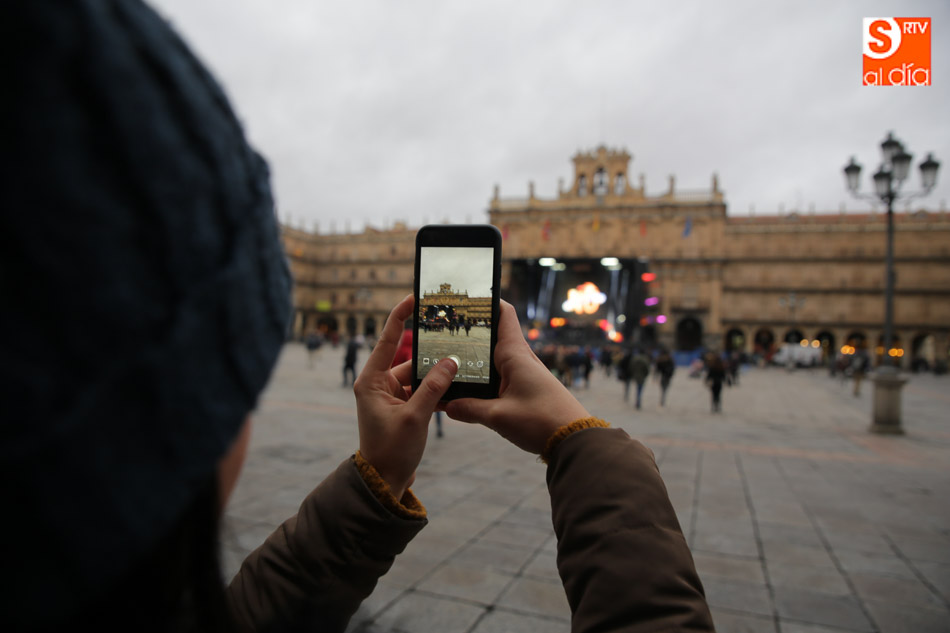 Unos 20.000 jóvenes de toda España celebran la Nochevieja Universitaria en Salamanca 