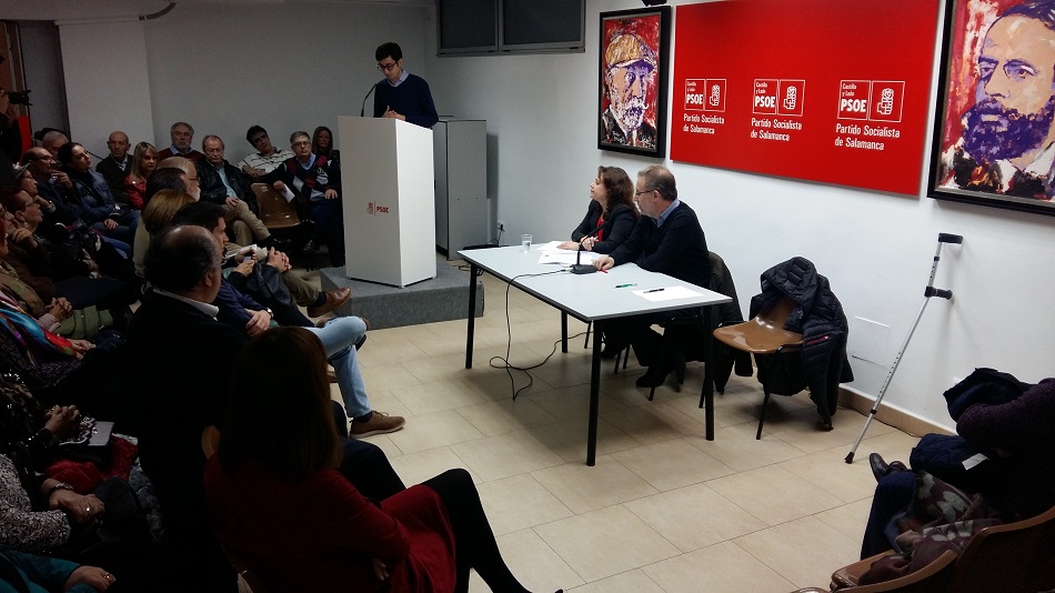 José Luis Mateos se dirige a sus compañeros tras ser elegido.