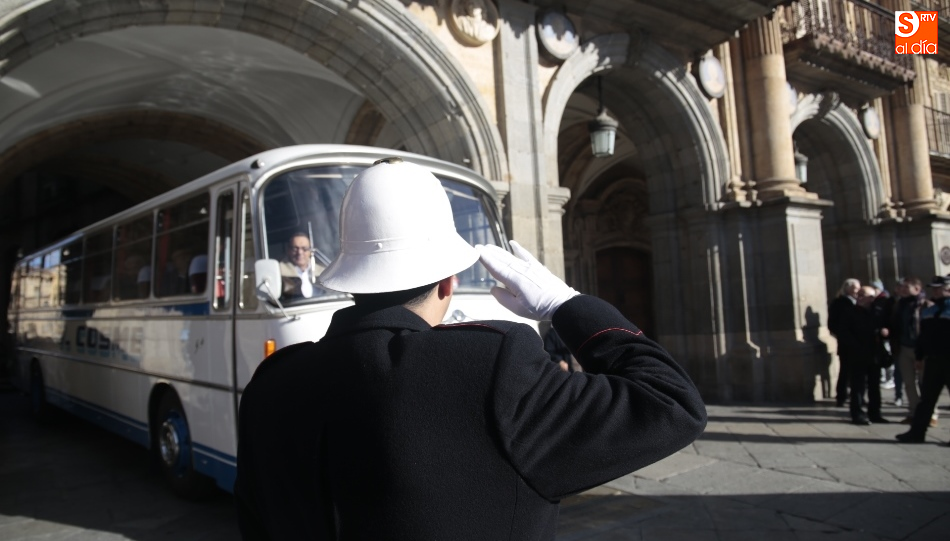 Aguinaldo del Guardia Urbano en la Plaza Mayor / Foto de Alejandro López