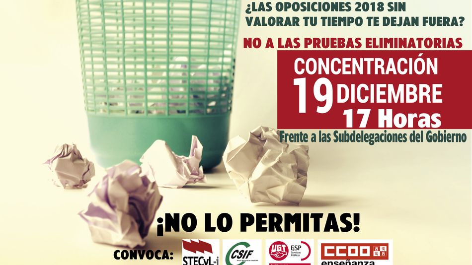 Los sindicatos instan a los profesores interinos a manifestarse