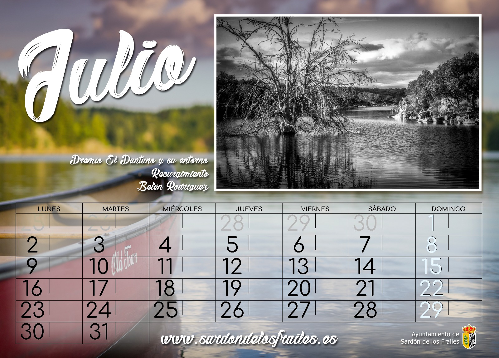 El mes de julio muestra la foto ganadora del XIII Certamen Fotográfico