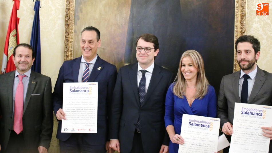 Un momento del acto que se celebró este miércoles en el salón de recepciones
