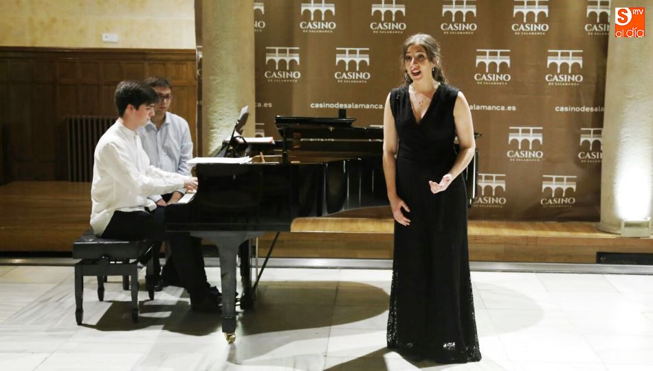 Un momento del concierto que se ha celebrado en el Casino de Salamanca