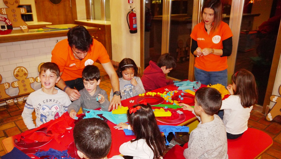 Un instante de las actividades realizada en la tarde de ayer.
