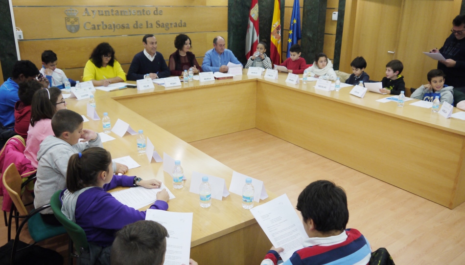 Consejo de Niños en el Ayuntamiento de Carbajosa de la Sagrada