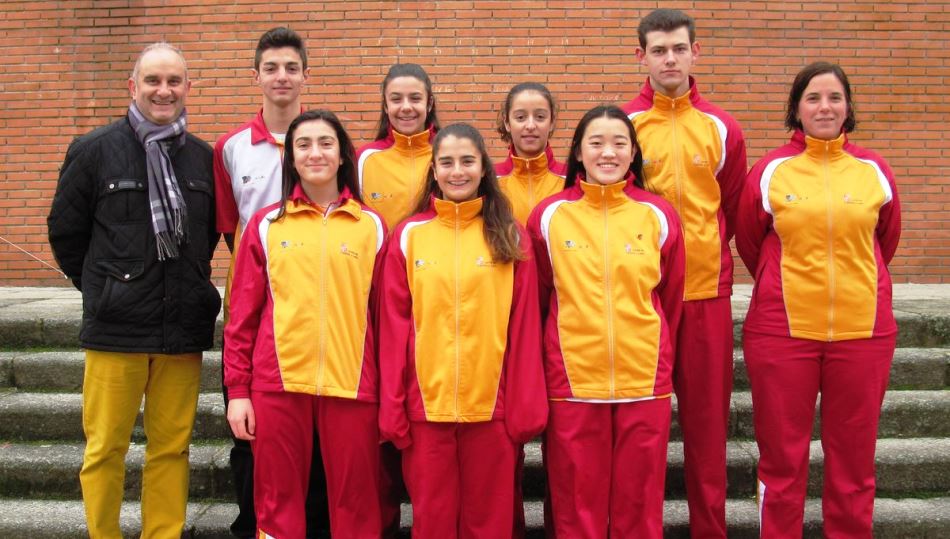 Componentes salmantinos que participarán en el Nacional de balonmano