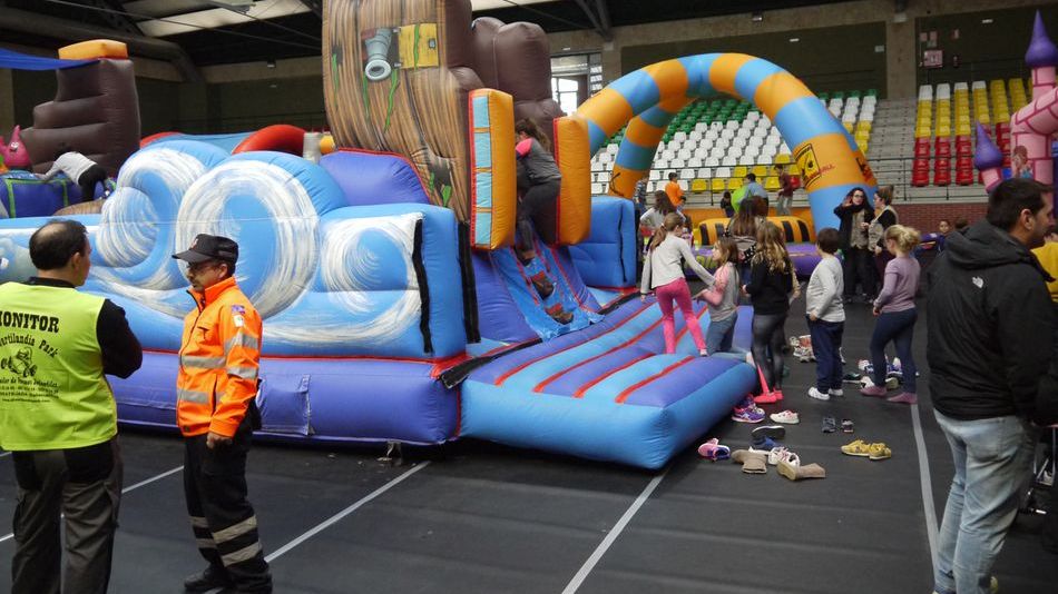 Imagen de la actividad celebrada en el pabellón de la localidad.