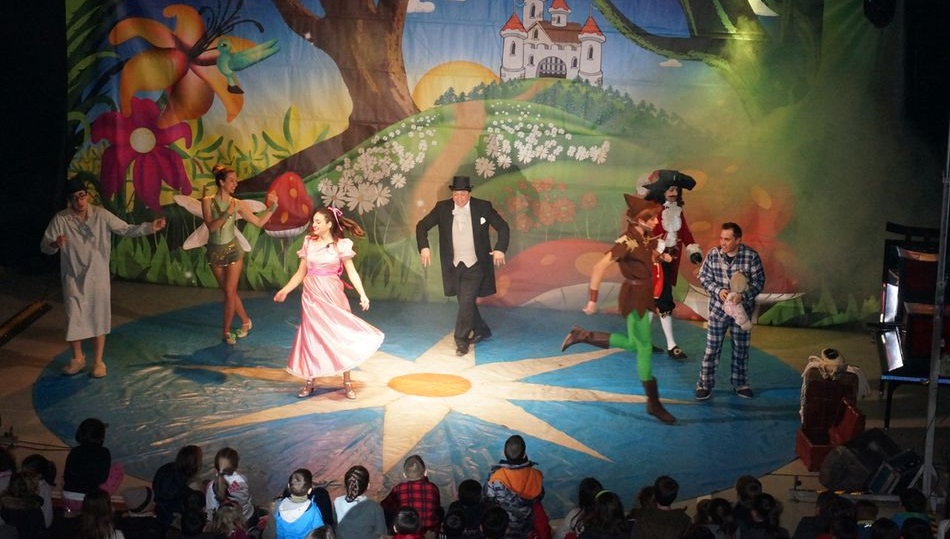 Un instante de la representación en Villares de la Reina.