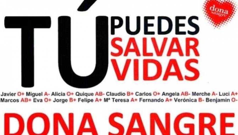 La unidad móvil para donación de sangre se desplazará a Babilafuente el 4 de enero
