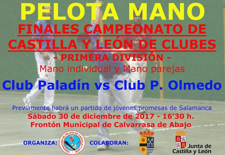 Calvarrasa de Abajo acoge las finales del Campeonato de Castilla y León de Pelota a Mano  