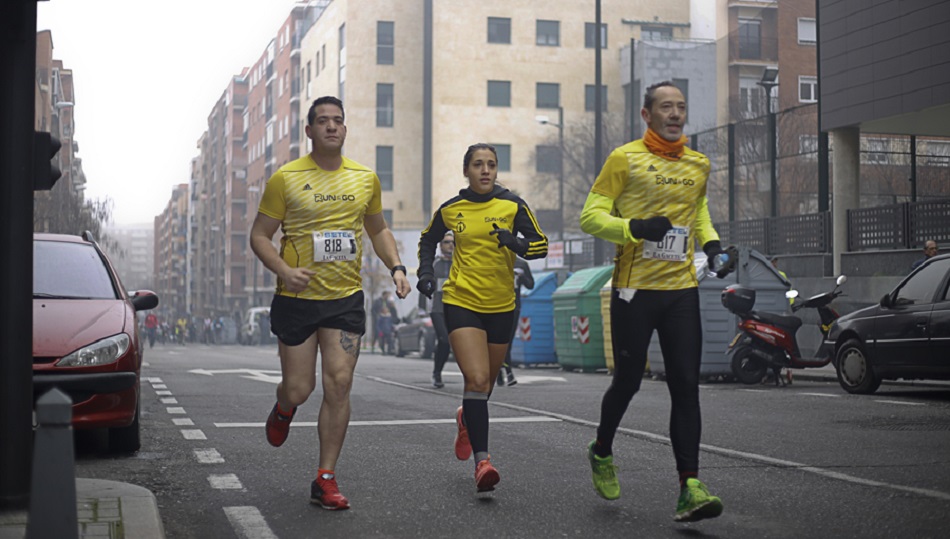 Tres atletas, durante la edición del año pasado.