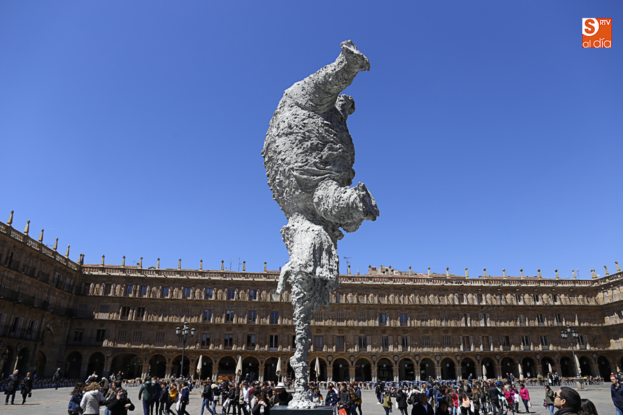 El gran elefante de bronce de Miquel Barceló, invitado de lujo en la Plaza Mayor durante 2017