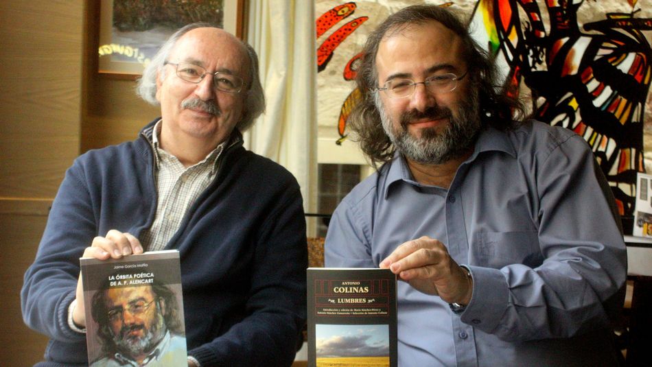 Antonio Colinas y Alfredo Pérez Alencart (foto de José Amador Martín)