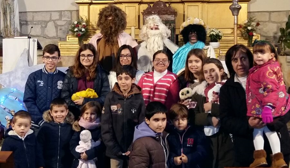 Los Reyes Magos, en la iglesia de Valverdón