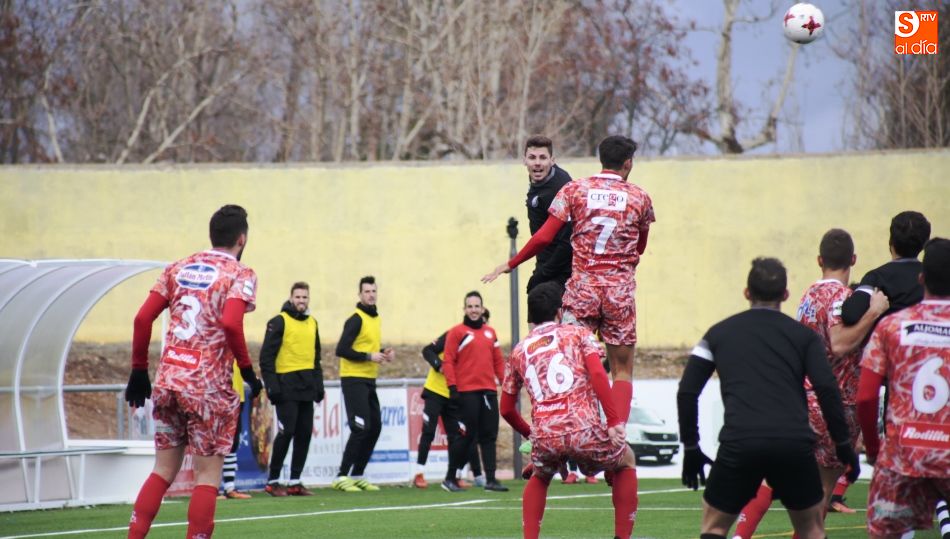 Imagen del partido que de disputó este miércoles en el Reina Sofía