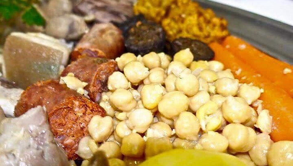 Parte del cocido salmantino de El Quijote de Vitigudino