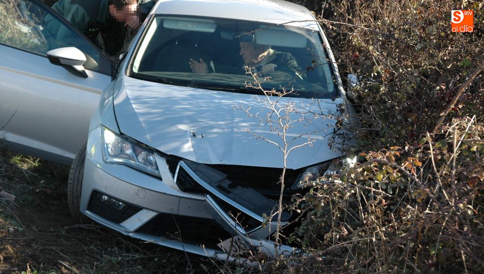 El suceso tenía lugar en la CL-517 a su paso por Vitigudino / FOTOS: SILVESTRE