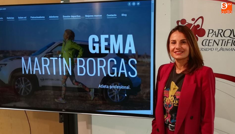 	Presentación de la web de la atleta Gema Martín