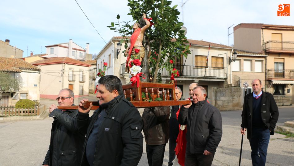 Finalizada la misa el Patrón recorrerá en procesión las calles de Mieza