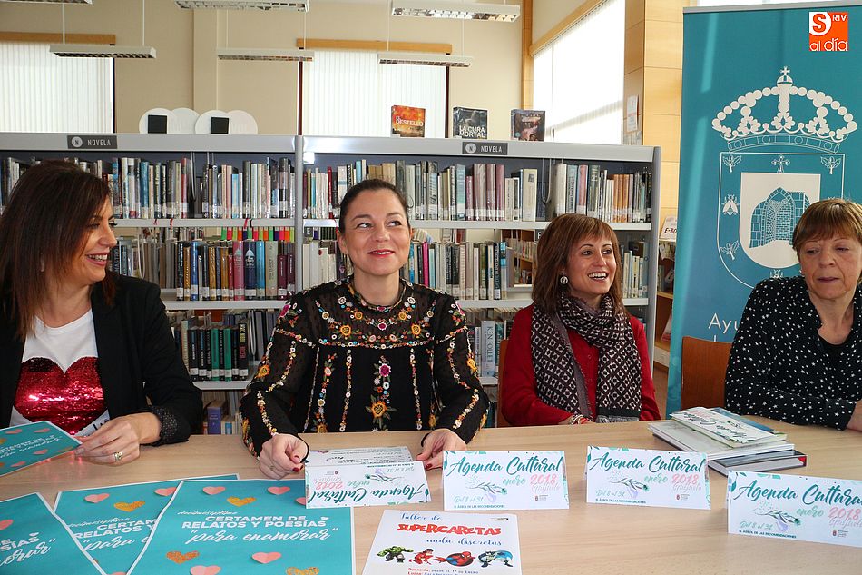Presentación del certamen literario junto a la Agenda Cultural de Guijuelo para el mes de enero