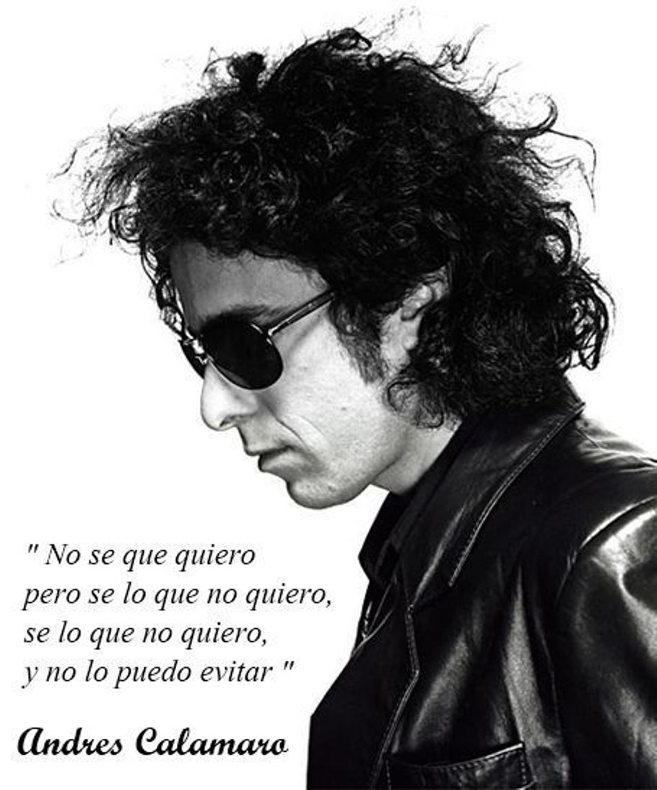 Carta de Andrés Calamaro  