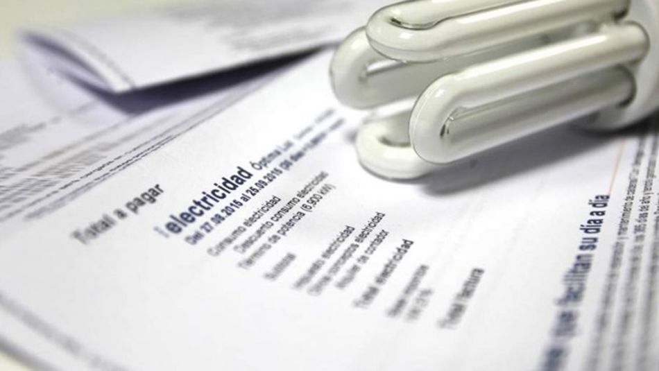 Imagen de un recibo de la luz.