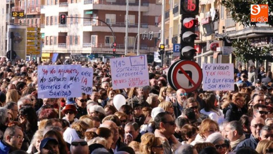 Imagen de una manifestación anterior del sector de la Sanidad.