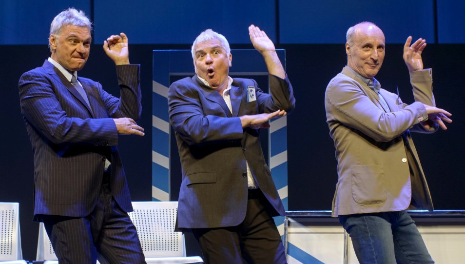 Joan Gracia, Carles Sans y Paco Mir son Tricicle