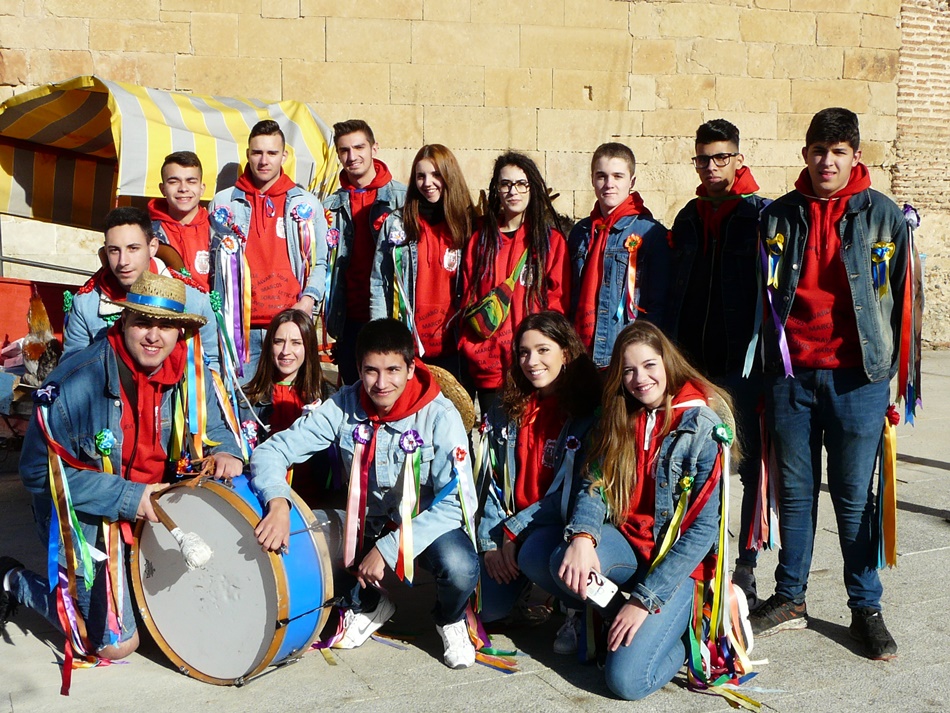 Los Quintos de Villoria, tras la misa