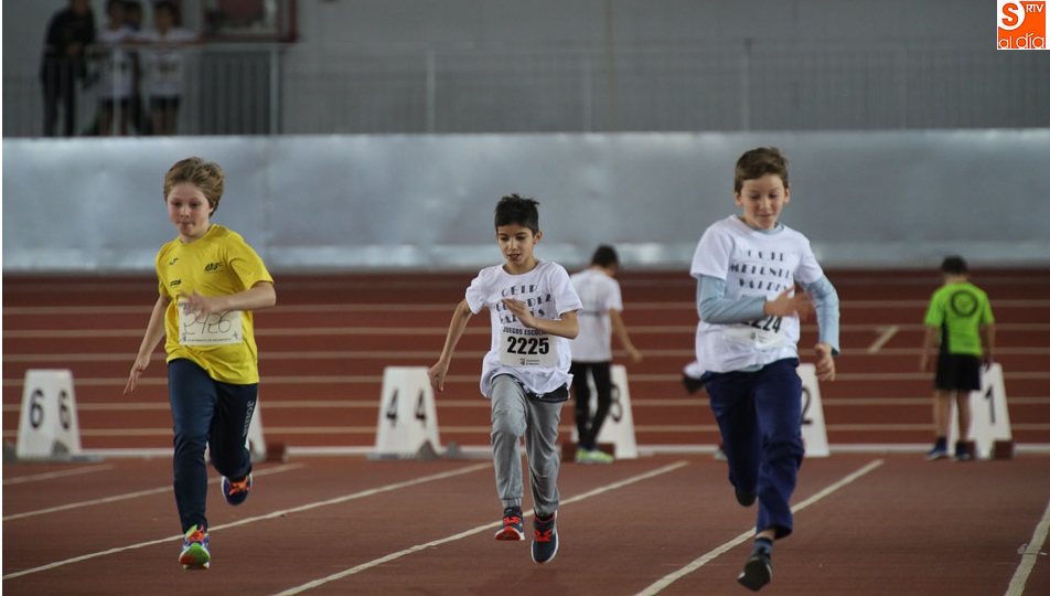Una de las pruebas de velocidad para los más pequeños. Foto: Alberto Martín