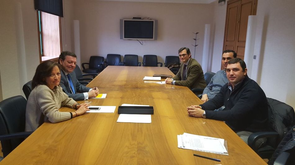 Una imagen de la reunión celebrada esta mañana en Valladolid.